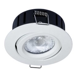 TELLA ISO33 downlight 5W/3000K Tilt, white