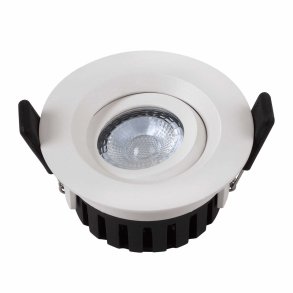 TELLA 360 downlight 8W/3000 Kelvin Tilt, white