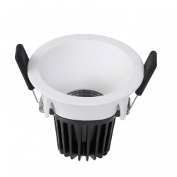 TELLA Deco downlight 8W/3000 Kelvin, white