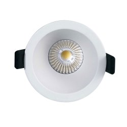 TELLA Deco downlight 8W/3000 Kelvin, white