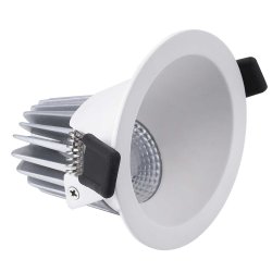 TELLA Deco Asym downlight 8W/3000 Kelvin, white