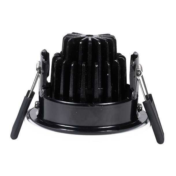 TELLA Classic downlight 8W/3000 Kelvin Tilt, brushed